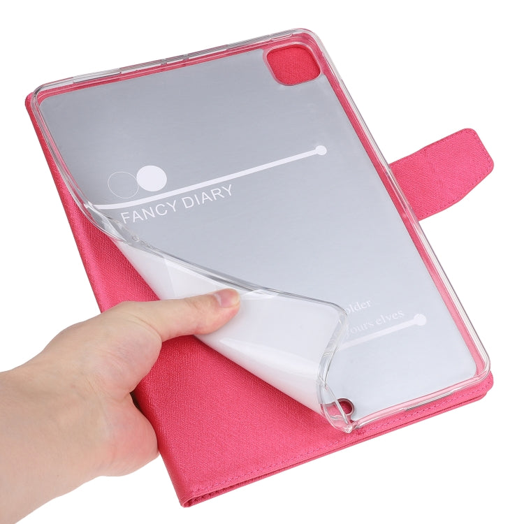 For iPad 11 inch (2020) Silk Texture Horizontal Flip Leather Tablet Case with Holder & Card Slots & Wallet & Photo Frame
