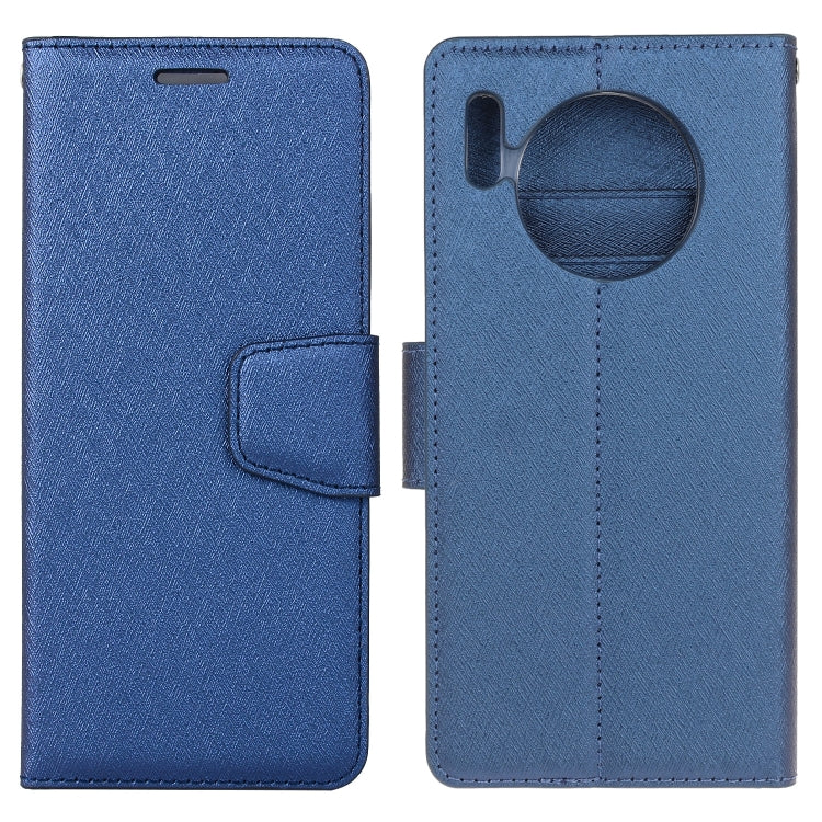 For Huawei Mate 30 Silk Texture Horizontal Flip Leather Case with Holder & Card Slots & Wallet & Photo Frame