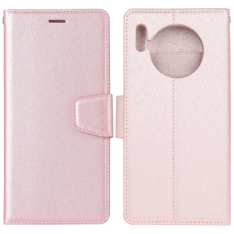 For Huawei Mate 30 Silk Texture Horizontal Flip Leather Case with Holder & Card Slots & Wallet & Photo Frame