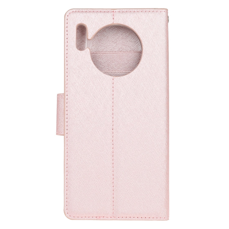 For Huawei Mate 30 Silk Texture Horizontal Flip Leather Case with Holder & Card Slots & Wallet & Photo Frame