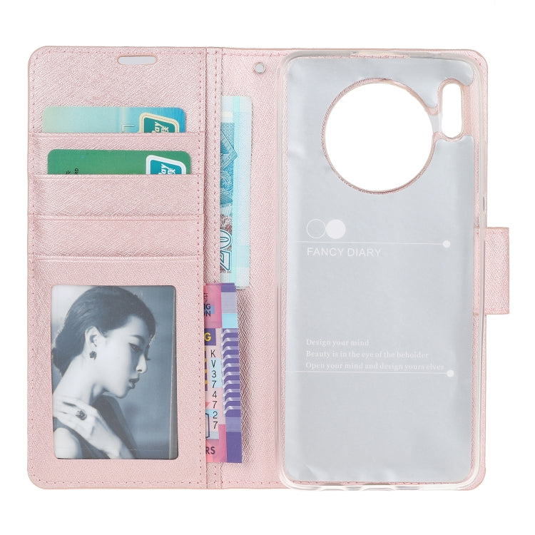 For Huawei Mate 30 Silk Texture Horizontal Flip Leather Case with Holder & Card Slots & Wallet & Photo Frame