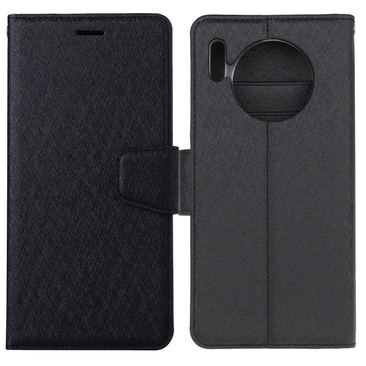For Huawei Mate 30 Silk Texture Horizontal Flip Leather Case with Holder & Card Slots & Wallet & Photo Frame
