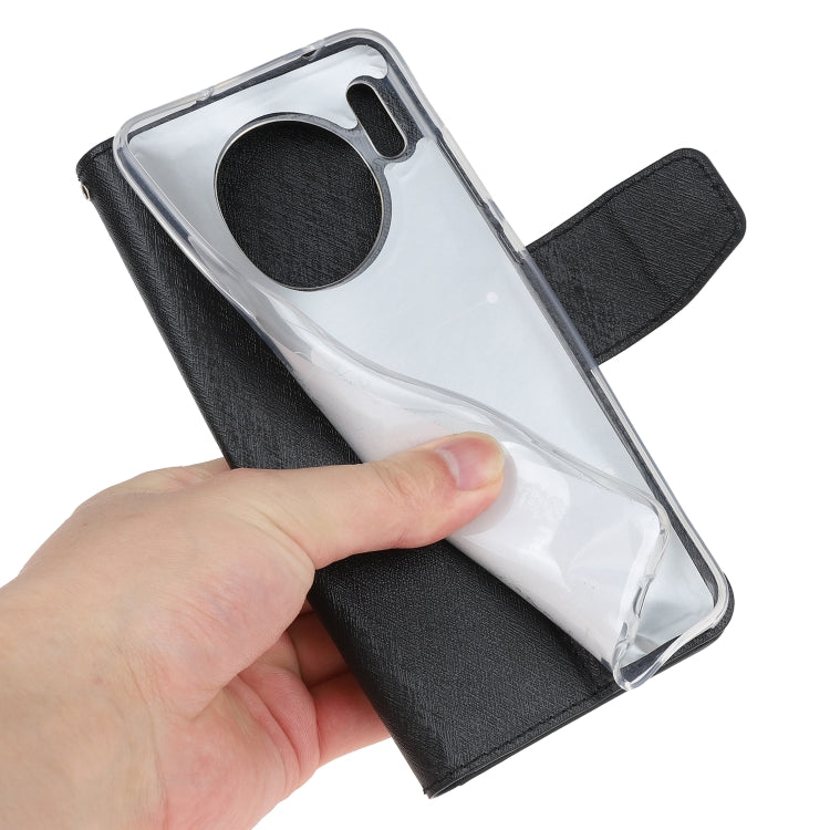 For Huawei Mate 30 Silk Texture Horizontal Flip Leather Case with Holder & Card Slots & Wallet & Photo Frame