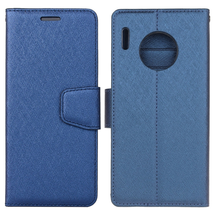 For Huawei Mate 30 Pro Silk Texture Horizontal Flip Leather Case with Holder & Card Slots & Wallet & Photo Frame