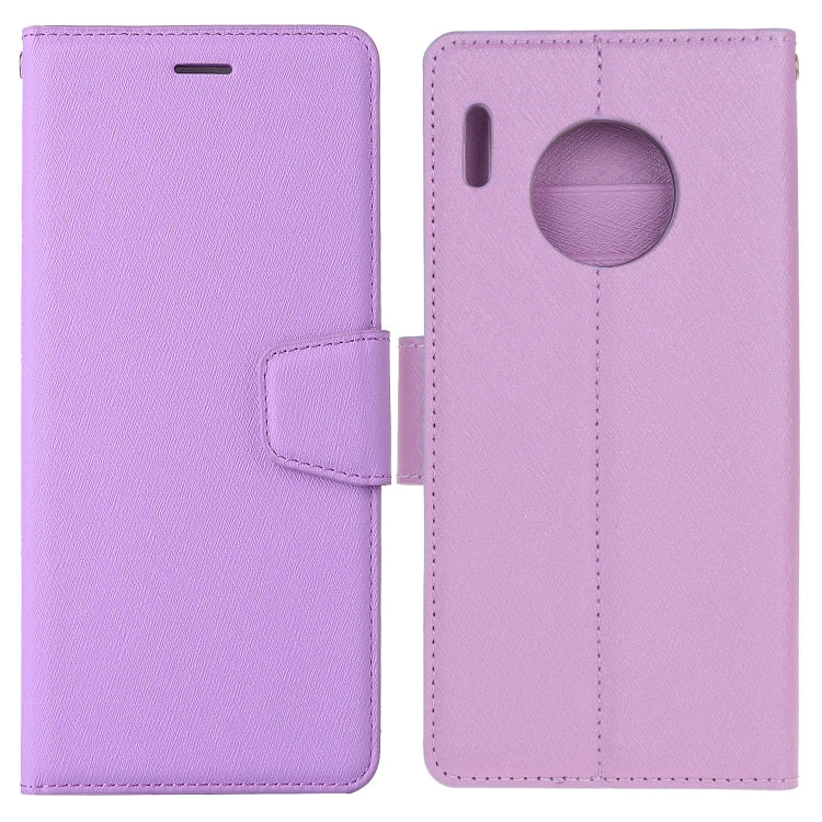 For Huawei Mate 30 Pro Silk Texture Horizontal Flip Leather Case with Holder & Card Slots & Wallet & Photo Frame
