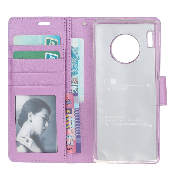 For Huawei Mate 30 Pro Silk Texture Horizontal Flip Leather Case with Holder & Card Slots & Wallet & Photo Frame