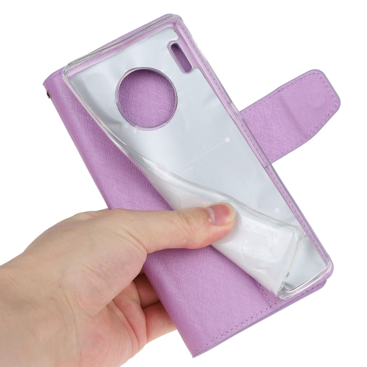 For Huawei Mate 30 Pro Silk Texture Horizontal Flip Leather Case with Holder & Card Slots & Wallet & Photo Frame