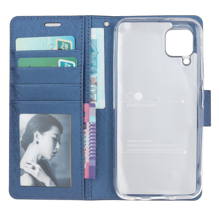 For Huawei nova 7i Silk Texture Horizontal Flip Leather Case with Holder & Card Slots & Wallet & Photo Frame