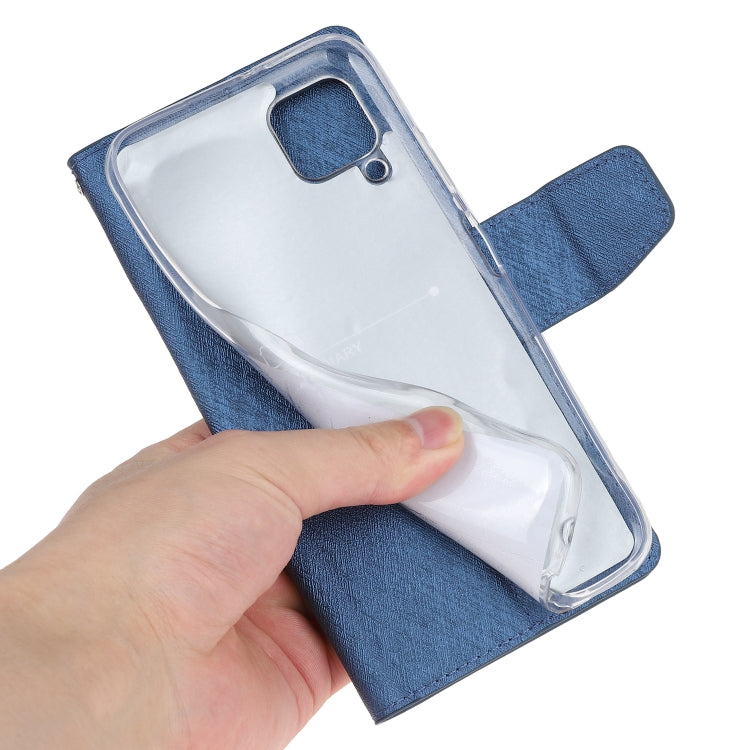 For Huawei nova 7i Silk Texture Horizontal Flip Leather Case with Holder & Card Slots & Wallet & Photo Frame