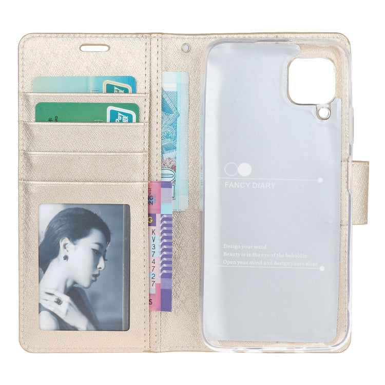 For Huawei nova 7i Silk Texture Horizontal Flip Leather Case with Holder & Card Slots & Wallet & Photo Frame
