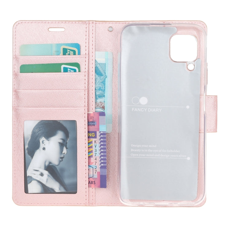 For Huawei nova 7i Silk Texture Horizontal Flip Leather Case with Holder & Card Slots & Wallet & Photo Frame