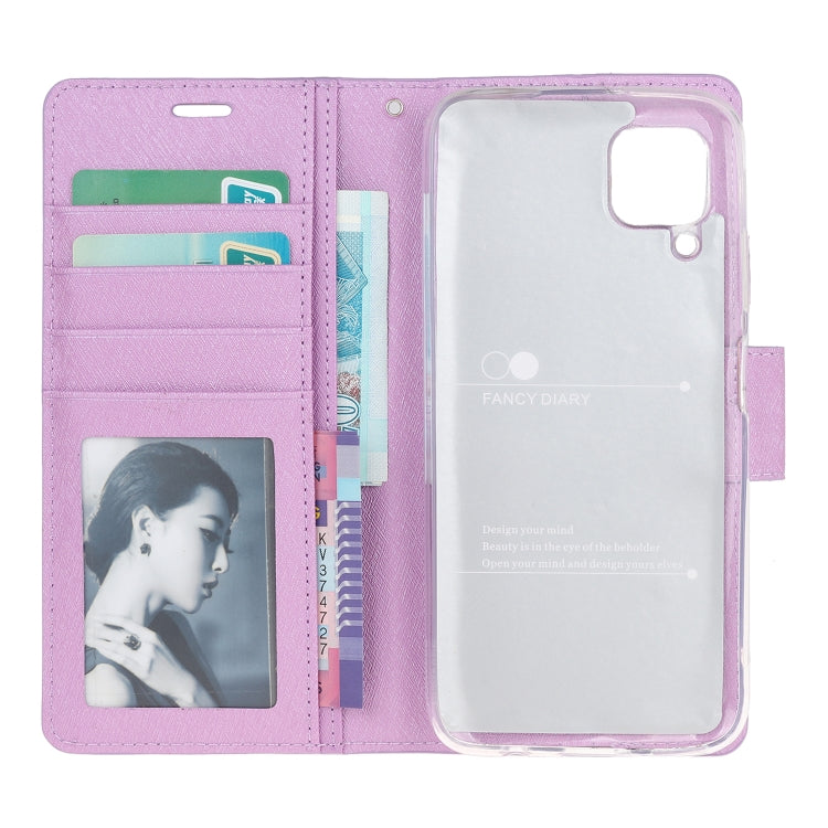 For Huawei nova 7i Silk Texture Horizontal Flip Leather Case with Holder & Card Slots & Wallet & Photo Frame