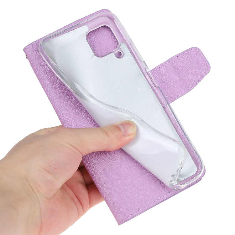 For Huawei nova 7i Silk Texture Horizontal Flip Leather Case with Holder & Card Slots & Wallet & Photo Frame