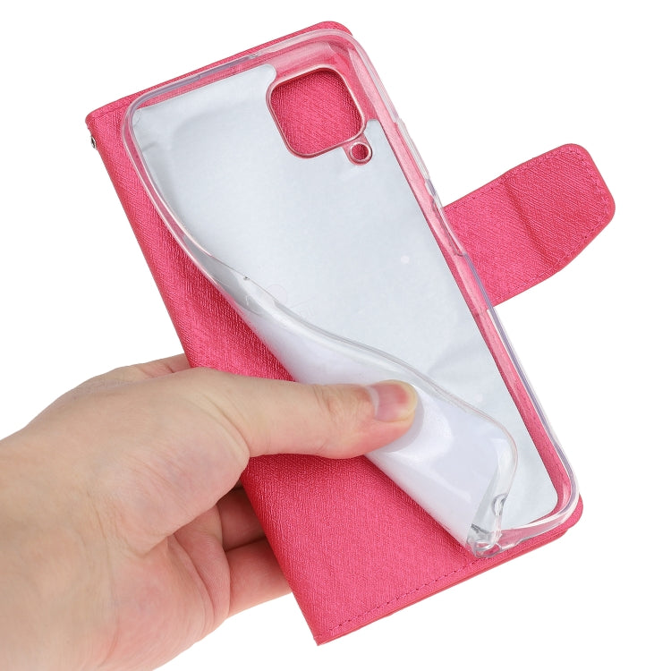 For Huawei nova 7i Silk Texture Horizontal Flip Leather Case with Holder & Card Slots & Wallet & Photo Frame