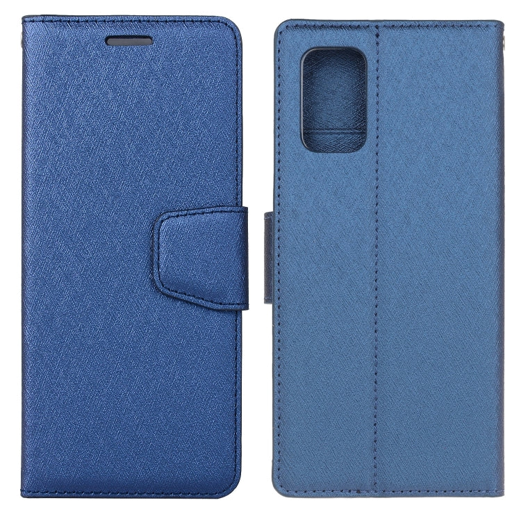 For Huawei P40 Silk Texture Horizontal Flip Leather Case with Holder & Card Slots & Wallet & Photo Frame