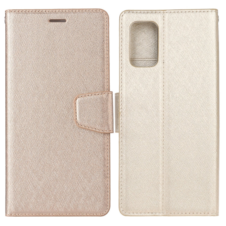 For Huawei P40 Silk Texture Horizontal Flip Leather Case with Holder & Card Slots & Wallet & Photo Frame