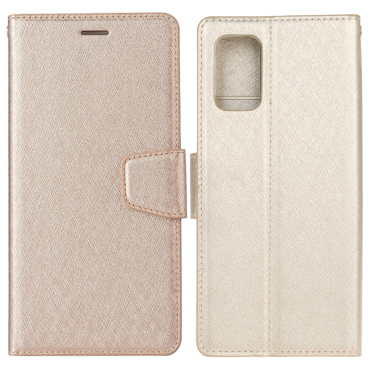 For Galaxy S20 Silk Texture Horizontal Flip Leather Case with Holder & Card Slots & Wallet & Photo Frame