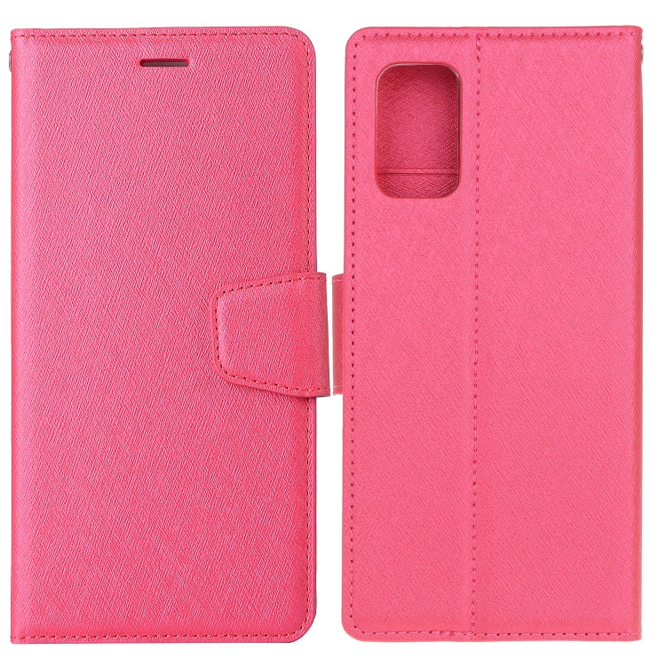 For Galaxy S20 Silk Texture Horizontal Flip Leather Case with Holder & Card Slots & Wallet & Photo Frame