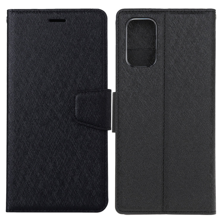 For Galaxy S20 Ultra Silk Texture Horizontal Flip Leather Case with Holder & Card Slots & Wallet & Photo Frame