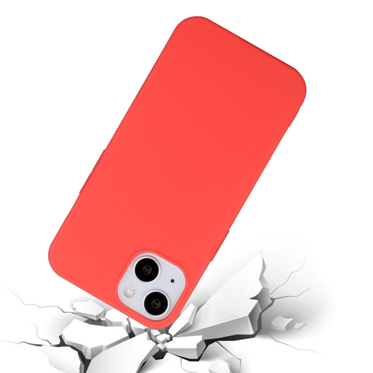 For iPhone 14 Shockproof Frosted TPU Protective Case