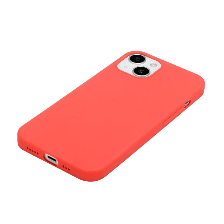 For iPhone 14 Plus  Shockproof Frosted TPU Protective Case