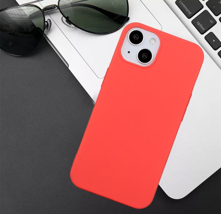 For iPhone 14 Plus  Shockproof Frosted TPU Protective Case