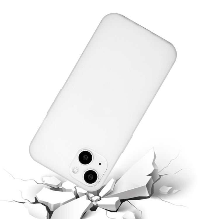 For iPhone 14 Plus  Shockproof Frosted TPU Protective Case