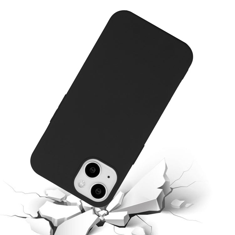 For iPhone 14 Plus  Shockproof Frosted TPU Protective Case