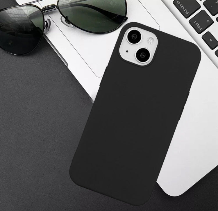 For iPhone 14 Plus  Shockproof Frosted TPU Protective Case
