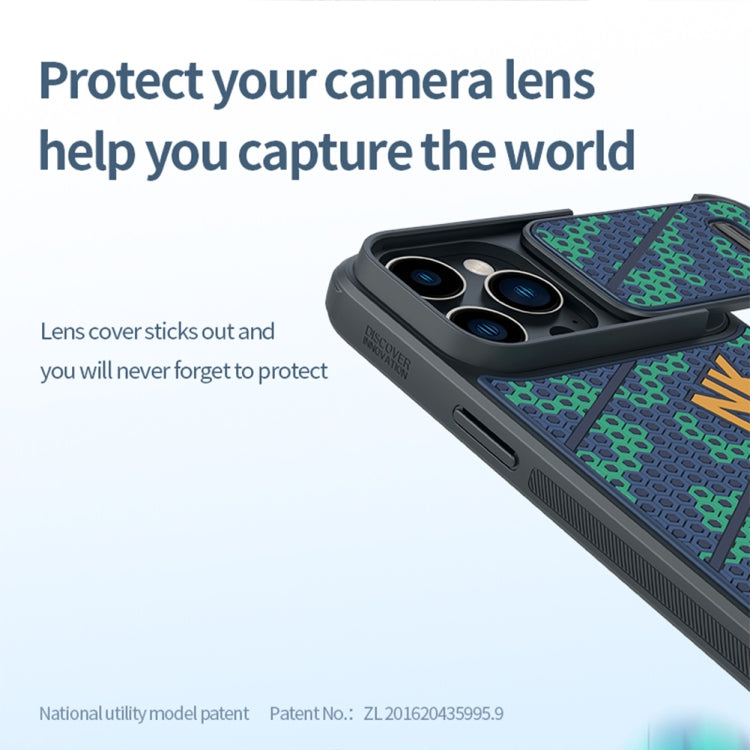 For iPhone 14 Pro Max NILLKIN 3D Lens Sliding Camera Phone Case