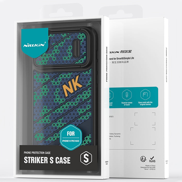 For iPhone 14 Pro Max NILLKIN 3D Lens Sliding Camera Phone Case