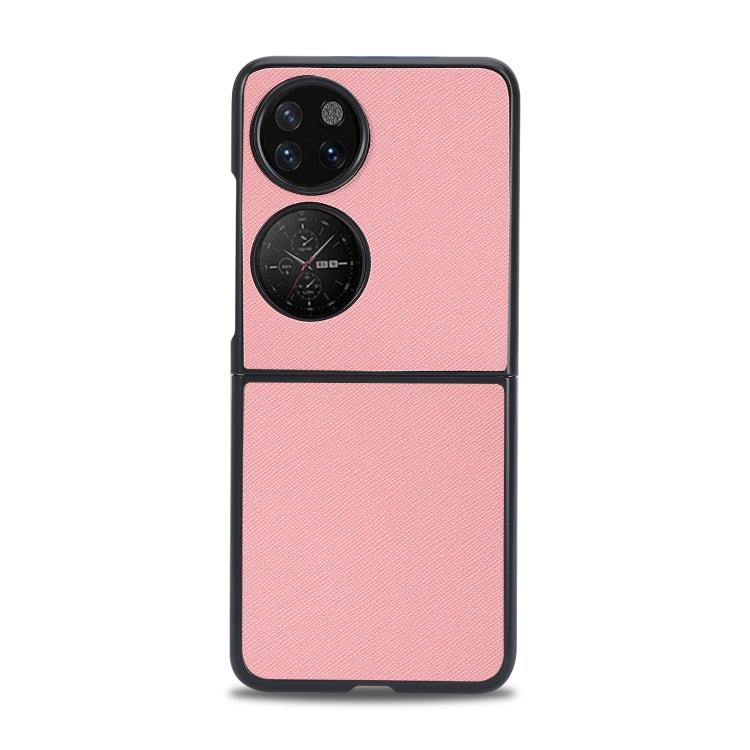 For Huawei P50 Pocket Cross Texture Phone Case