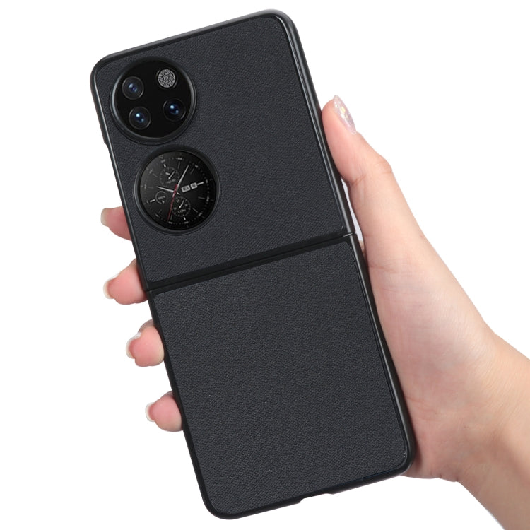 For Huawei P50 Pocket Cross Texture Phone Case