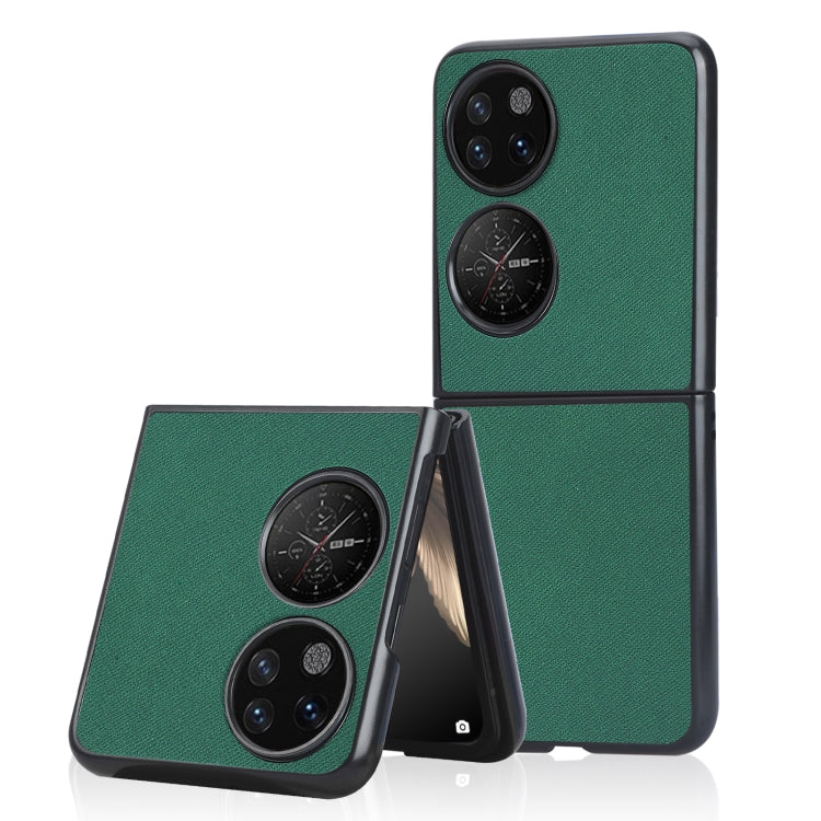 For Huawei P50 Pocket Cross Texture Phone Case