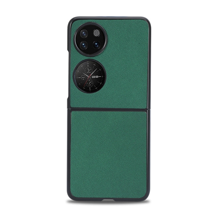 For Huawei P50 Pocket Cross Texture Phone Case