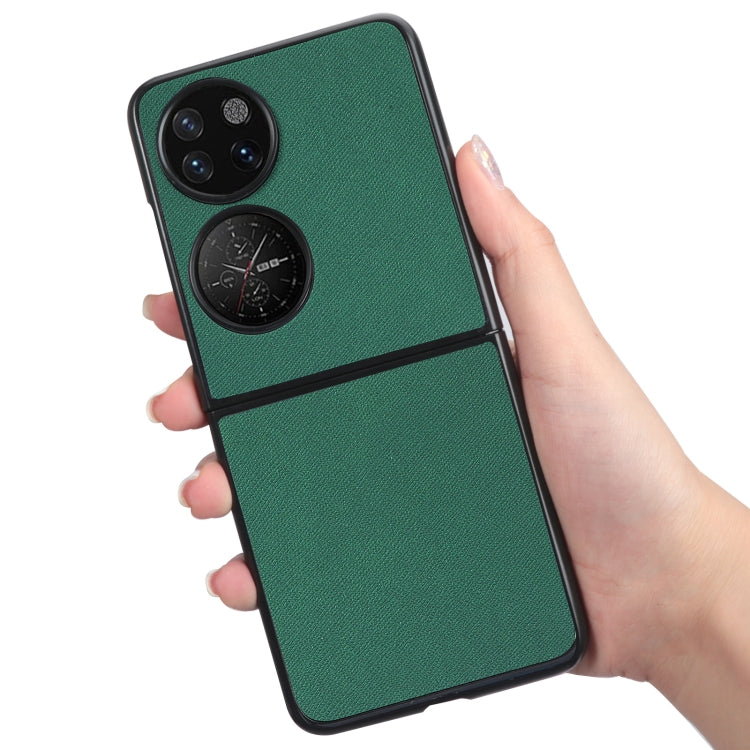 For Huawei P50 Pocket Cross Texture Phone Case