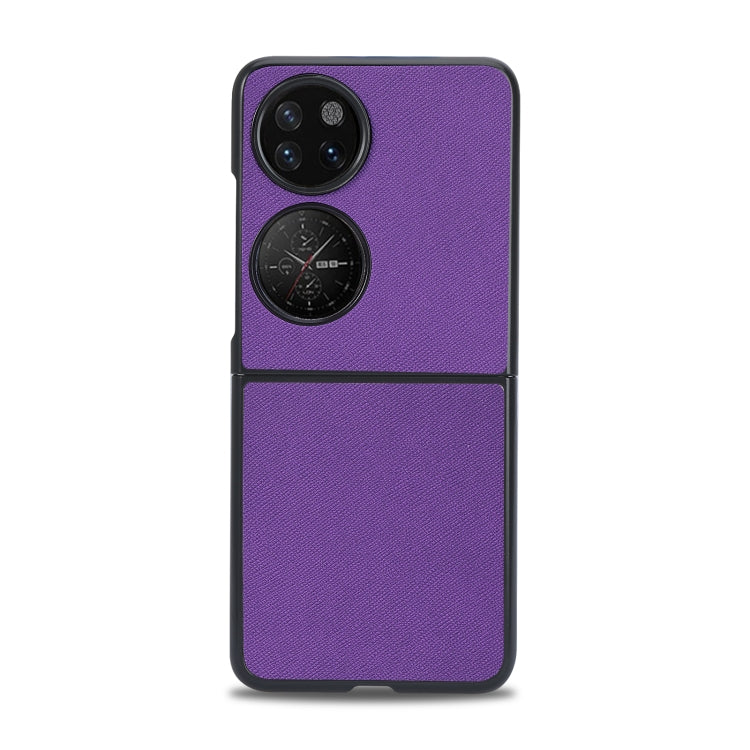 For Huawei P50 Pocket Cross Texture Phone Case