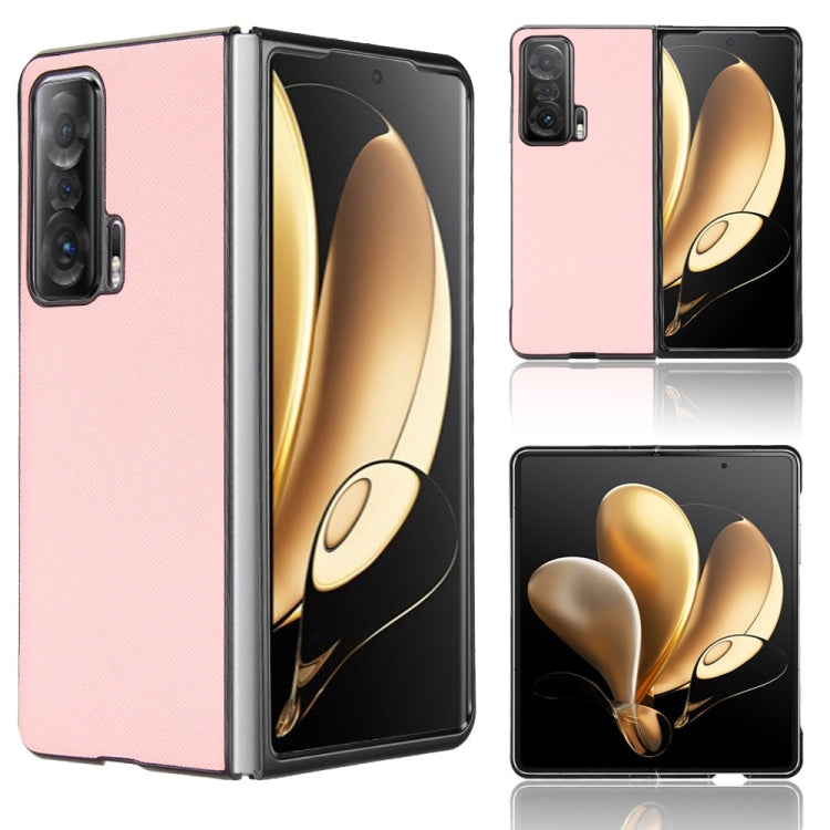 For Honor Magic V Cross Texture Phone Case