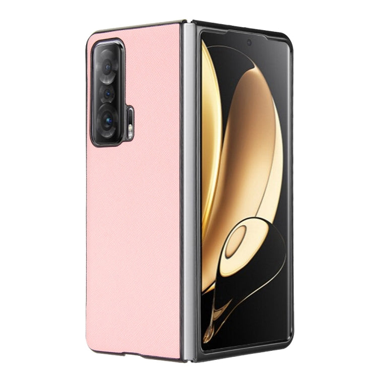For Honor Magic V Cross Texture Phone Case