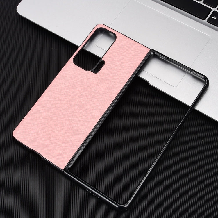 For Honor Magic V Cross Texture Phone Case