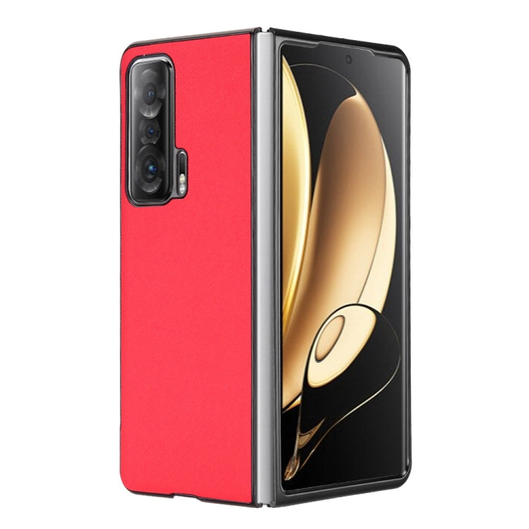 For Honor Magic V Cross Texture Phone Case