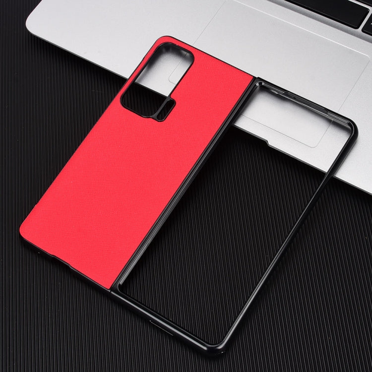 For Honor Magic V Cross Texture Phone Case