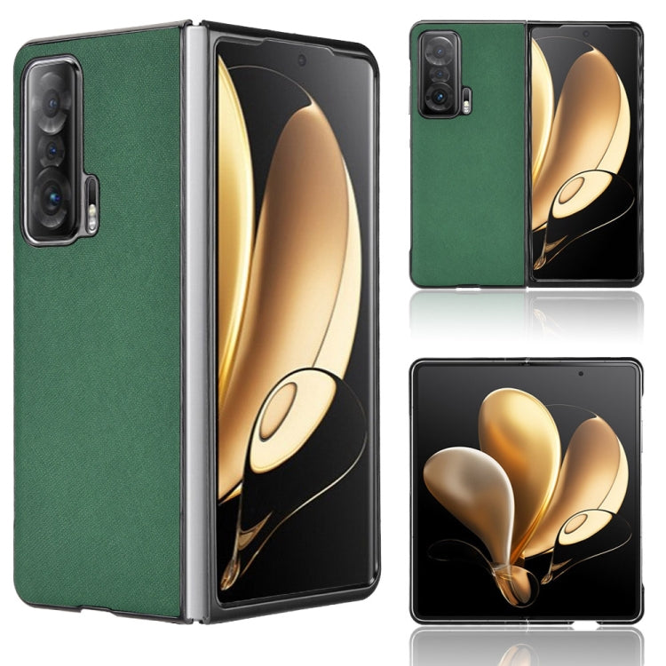 For Honor Magic V Cross Texture Phone Case