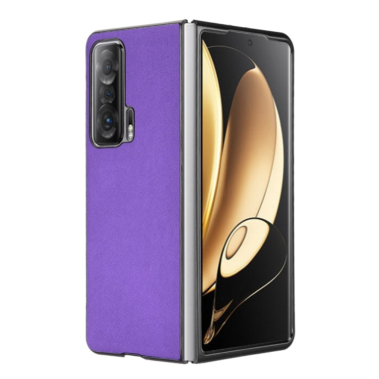 For Honor Magic V Cross Texture Phone Case