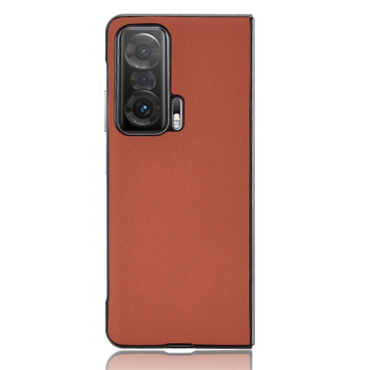 For Honor Magic V Cross Texture Phone Case