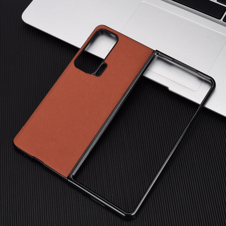 For Honor Magic V Cross Texture Phone Case