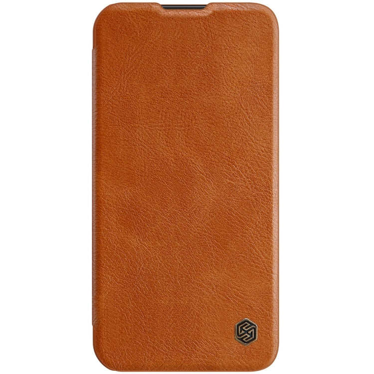 For iPhone 14 NILLKIN QIN Series Pro Crazy Horse Texture Leather Case