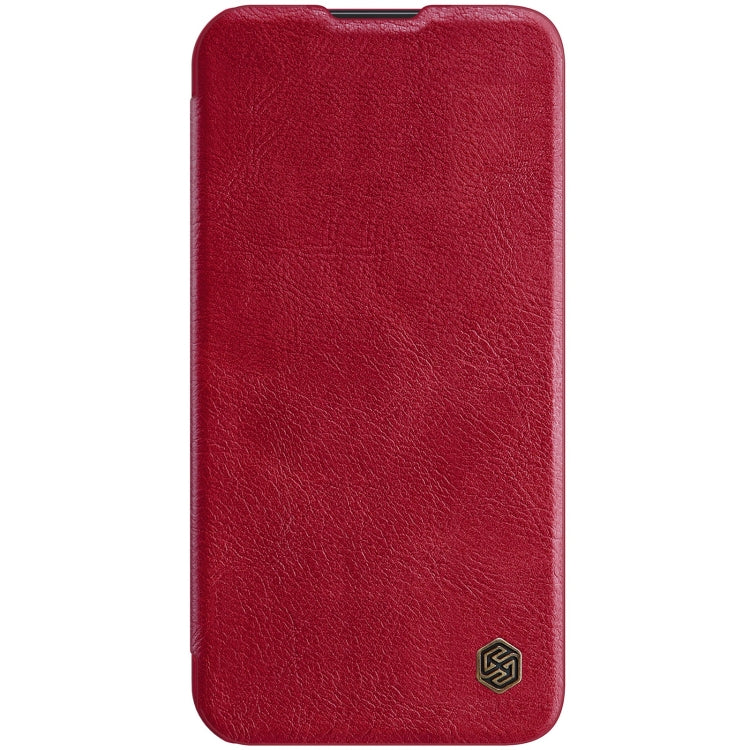 For iPhone 14 NILLKIN QIN Series Pro Crazy Horse Texture Leather Case