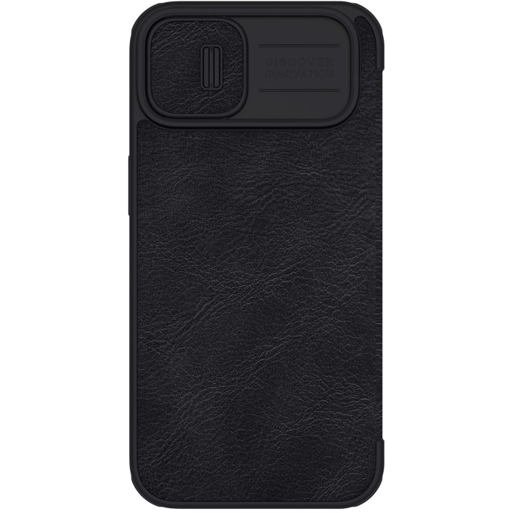 For iPhone 14 NILLKIN QIN Series Pro Crazy Horse Texture Leather Case