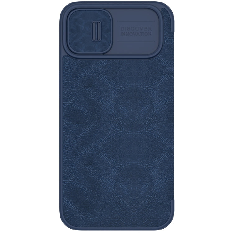 For iPhone 14 NILLKIN QIN Series Pro Crazy Horse Texture Leather Case
